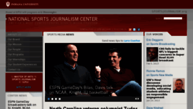 What Sportsjournalism.org website looked like in 2013 (11 years ago)