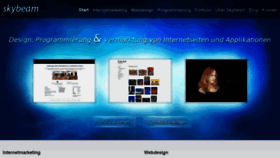 What Skybeam.de website looked like in 2013 (11 years ago)