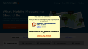 What Slidesms.com website looked like in 2013 (11 years ago)