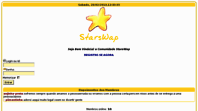 What Starswap.net website looked like in 2013 (11 years ago)