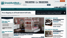 What Simplybunkbeds.com website looked like in 2013 (11 years ago)
