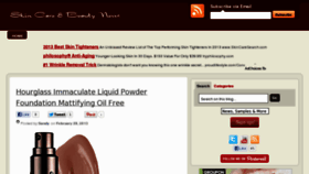 What Skincareblog.net website looked like in 2013 (11 years ago)