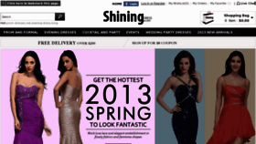 What Shiningdress.com website looked like in 2013 (11 years ago)