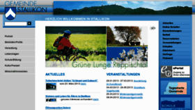What Stallikon.ch website looked like in 2013 (11 years ago)