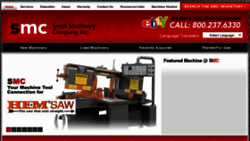 What Smithmachinery.com website looked like in 2013 (11 years ago)