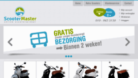 What Scootermaster.nl website looked like in 2013 (11 years ago)