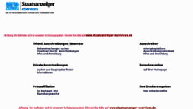 What Staatsanzeiger-online.de website looked like in 2013 (11 years ago)