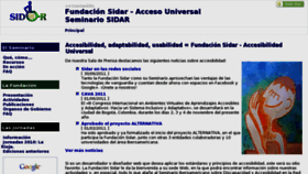 What Sidar.org website looked like in 2013 (11 years ago)