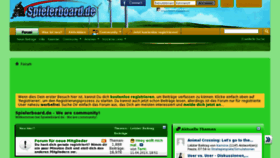 What Spielerboard.de website looked like in 2013 (11 years ago)