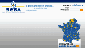 What Seba.fr website looked like in 2013 (11 years ago)