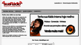 What Suaradio.in website looked like in 2013 (11 years ago)