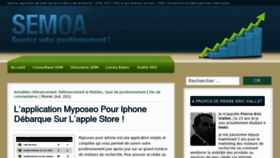 What Semoa.fr website looked like in 2011 (13 years ago)