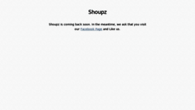 What Shoupz.com website looked like in 2013 (10 years ago)
