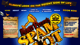 What Spamalotwestend.co.uk website looked like in 2013 (11 years ago)