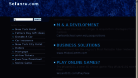What Sefanru.com website looked like in 2013 (11 years ago)
