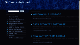 What Software-data.net website looked like in 2013 (11 years ago)