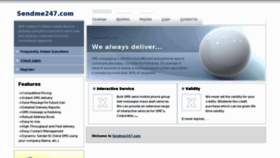 What Sendme247.com website looked like in 2013 (11 years ago)