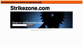 What Strikezone.com website looked like in 2013 (10 years ago)