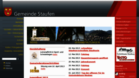 What Staufen.ch website looked like in 2013 (10 years ago)