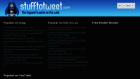 What Stufftotweet.com website looked like in 2013 (10 years ago)