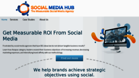What Social-mediahub.com website looked like in 2013 (11 years ago)