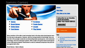 What Sammigames.com website looked like in 2013 (10 years ago)