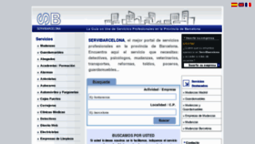 What Servibarcelona.es website looked like in 2013 (11 years ago)