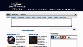 What Supergameson.com website looked like in 2013 (10 years ago)