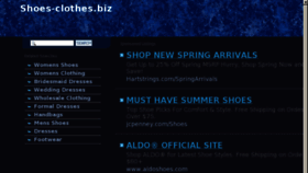 What Shoes-clothes.biz website looked like in 2013 (10 years ago)