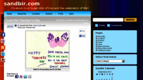 What Sandbir.com website looked like in 2013 (10 years ago)