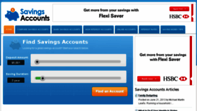What Savingsaccounts.com.au website looked like in 2013 (10 years ago)