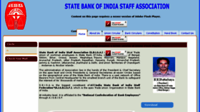 What Sbisa.org website looked like in 2013 (10 years ago)