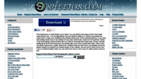 What Sheetor.com website looked like in 2013 (10 years ago)