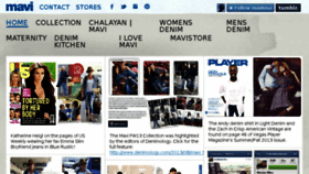 What Shopmavi.com website looked like in 2013 (10 years ago)