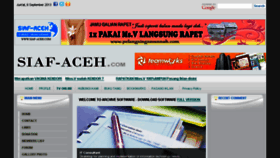What Siaf-aceh.com website looked like in 2013 (10 years ago)