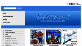 What Sidderwebshop.nl website looked like in 2013 (10 years ago)