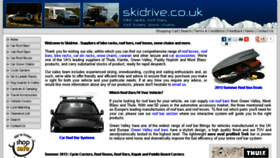 What Skidrive.co.uk website looked like in 2013 (10 years ago)