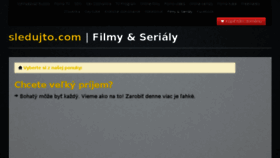 What Sledujto.com website looked like in 2013 (10 years ago)