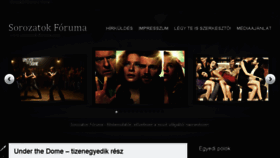 What Sorozatok-foruma.com website looked like in 2013 (10 years ago)