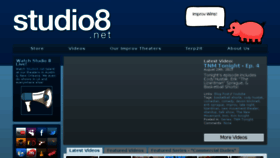 What Studio8.net website looked like in 2013 (10 years ago)