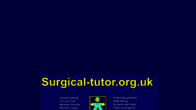 What Surgical-tutor.org.uk website looked like in 2013 (10 years ago)