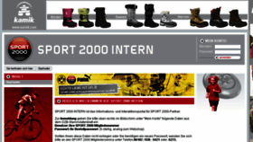What Sport2000-intern.de website looked like in 2013 (10 years ago)
