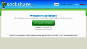 What Sockshare.com website looked like in 2013 (10 years ago)