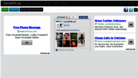 What Sendsms.pk website looked like in 2013 (10 years ago)