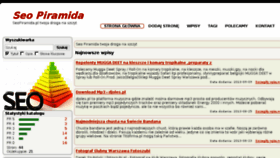 What Seopiramida.pl website looked like in 2013 (10 years ago)