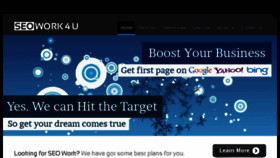 What Seowork4u.com website looked like in 2013 (10 years ago)
