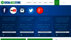 What Socialbuzzstore.com website looked like in 2013 (10 years ago)