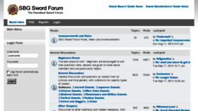 What Sword-forum.com website looked like in 2013 (10 years ago)