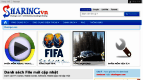 What Sharingvn.com website looked like in 2013 (10 years ago)