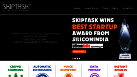 What Skiptask.com website looked like in 2013 (10 years ago)